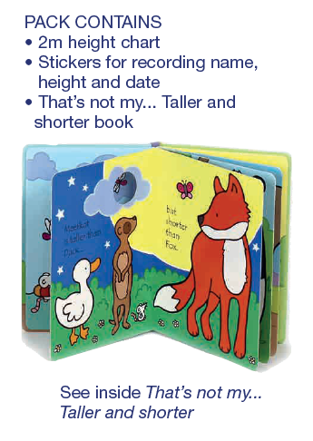 That's not my Height Chart and Book