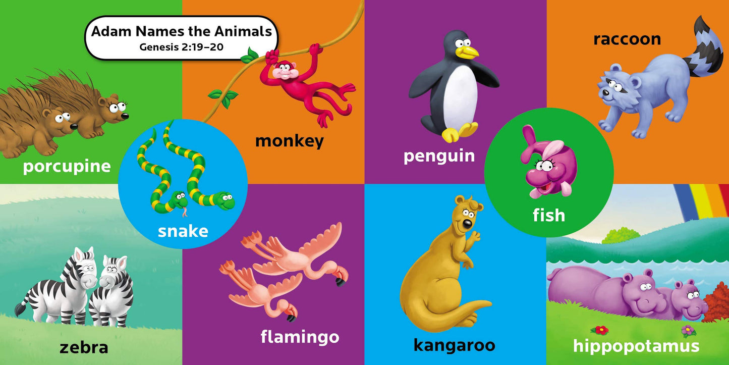 The Beginner's Bible First 100 Animal Words - Board Book