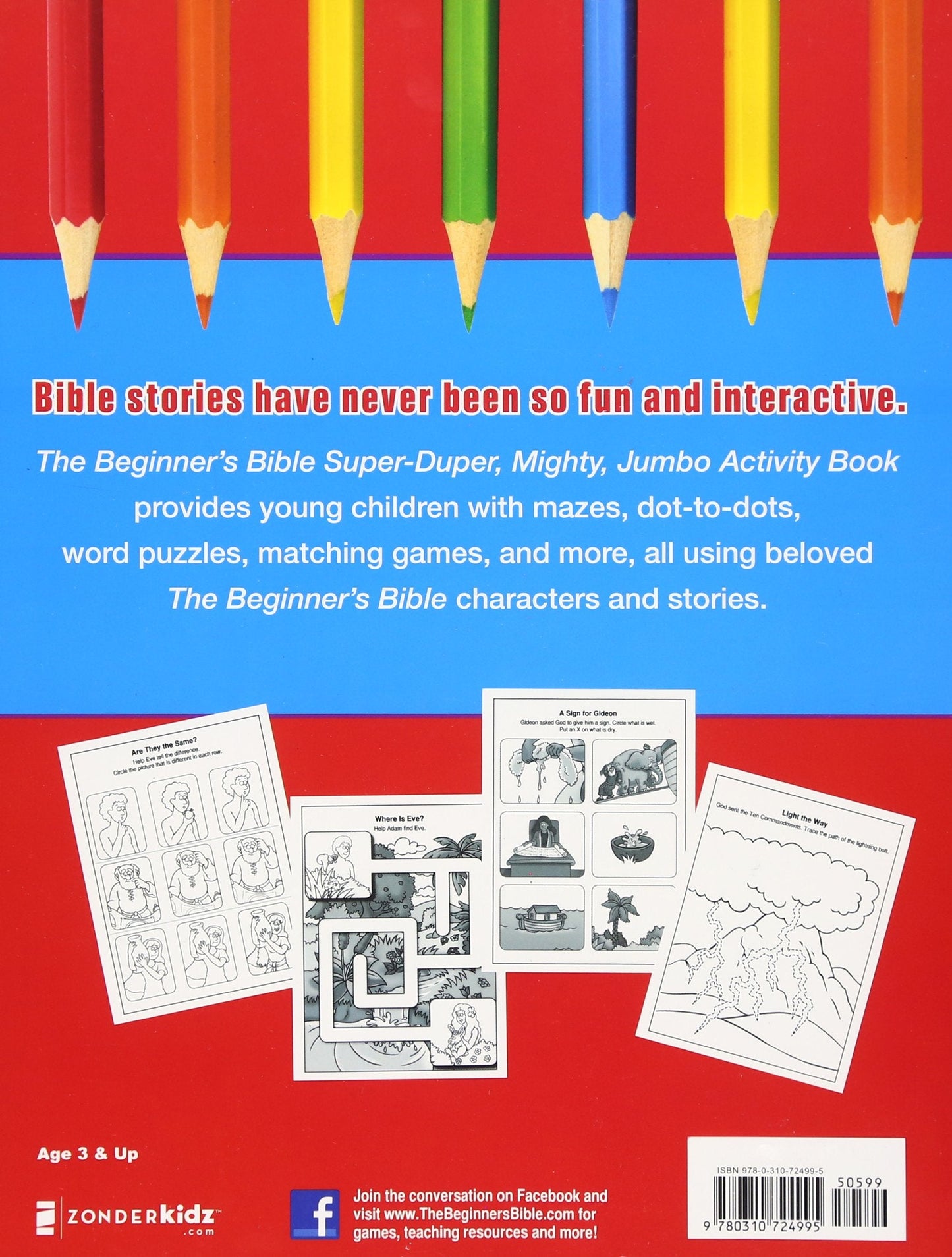 The Beginner's Bible Super-Duper, Mighty, Jumbo Activity Book