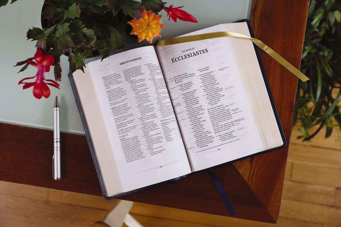 NKJV, Thompson Chain-Reference Bible, Handy Size, Red Letter, Comfort Print - Leathersoft™