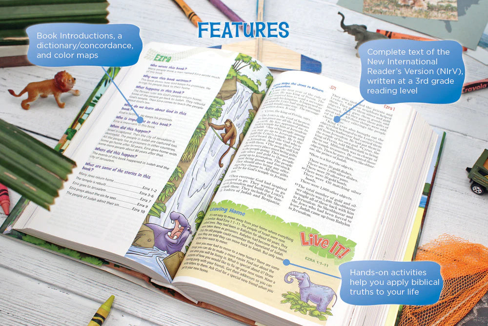 NIrV, Adventure Bible for Early Readers, Full Color Interior - Hardcover