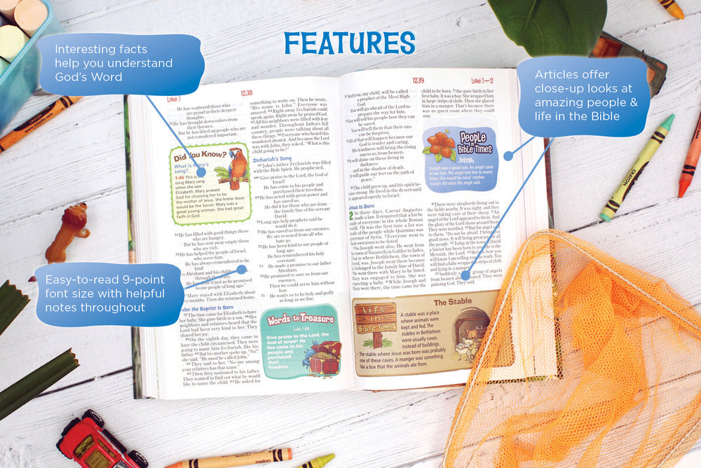 NIrV, Adventure Bible for Early Readers, Full Color Interior - Softcover