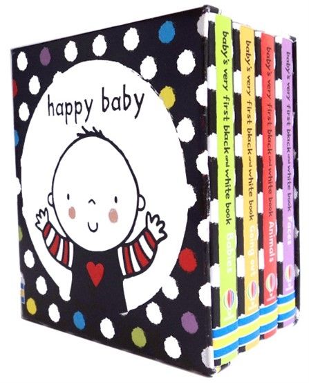 Baby's Very First Black and White Little Library - 4 Books Set