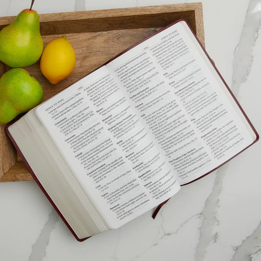 KJV Study Bible, Large Print, Red Letter Edition: Second Edition - Bonded Leather Large Print