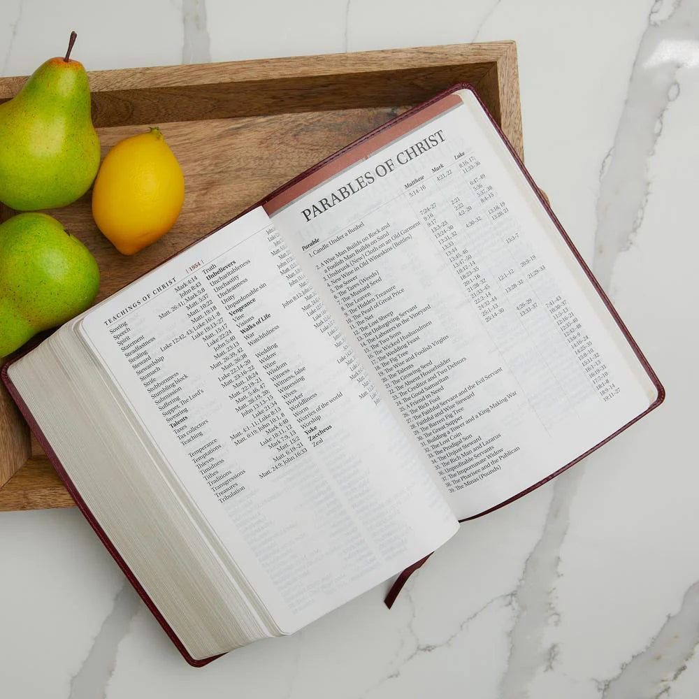 KJV Study Bible, Large Print, Red Letter Edition: Second Edition - Bonded Leather Large Print