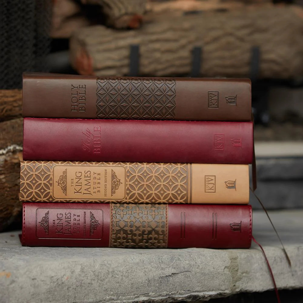 KJV Study Bible, Large Print, Red Letter Edition: Second Edition - Bonded Leather Large Print
