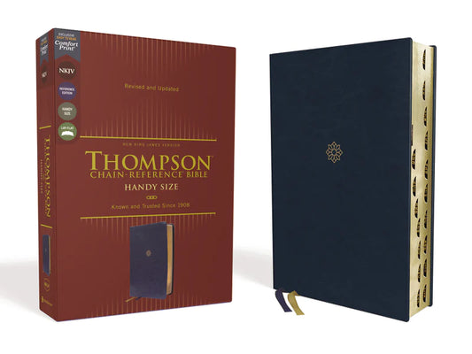 NKJV, Thompson Chain-Reference Bible, Handy Size, Red Letter, Comfort Print - Leathersoft™