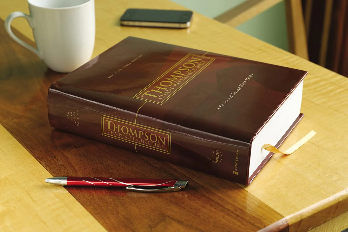 NKJV, Thompson Chain-Reference Bible, Red Letter - Hardcover