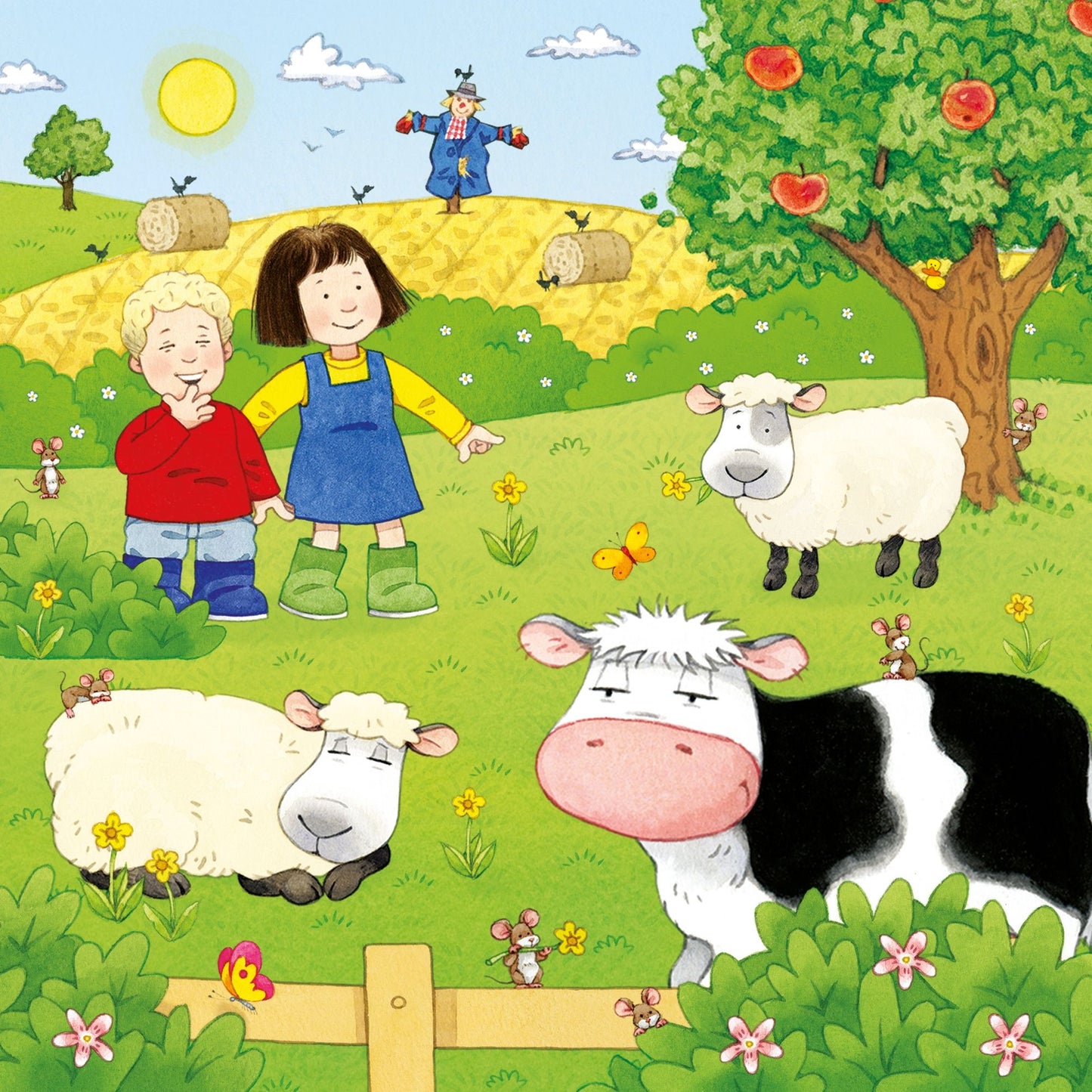 Poppy and Sam's Book and 3 Jigsaws: Animals