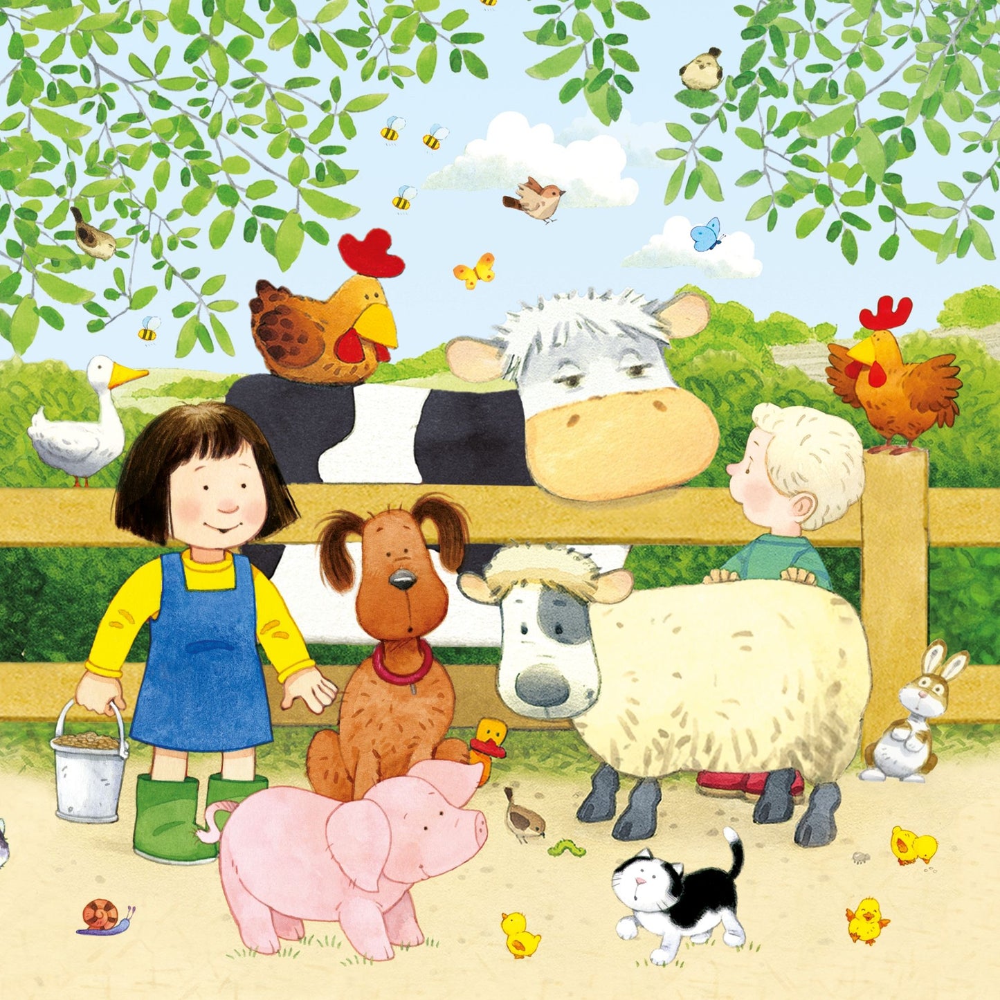 Poppy and Sam's Book and 3 Jigsaws: Animals