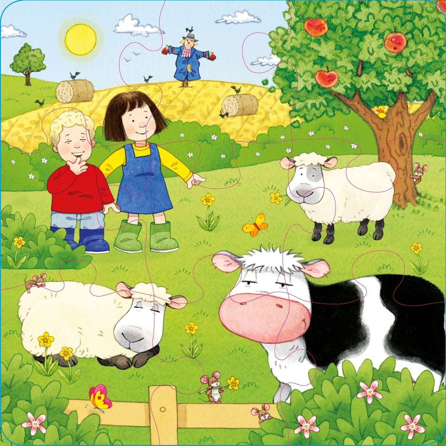 Poppy and Sam's Book and 3 Jigsaws: Animals