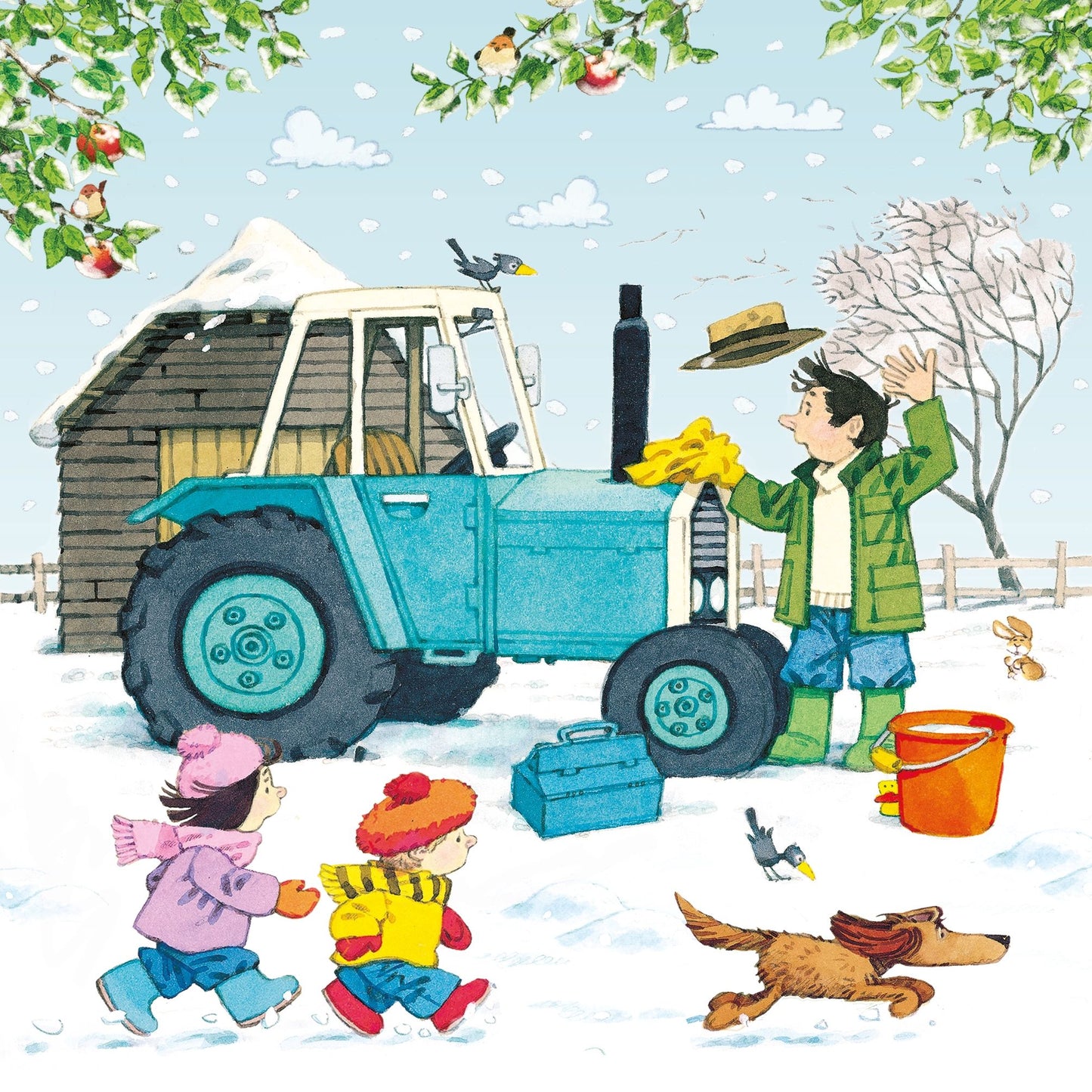 Poppy and Sam's Book and 3 Jigsaws: Tractors