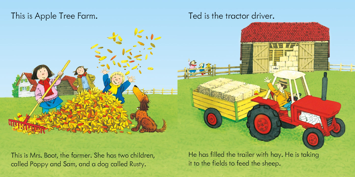 Poppy and Sam's Book and 3 Jigsaws: Tractors