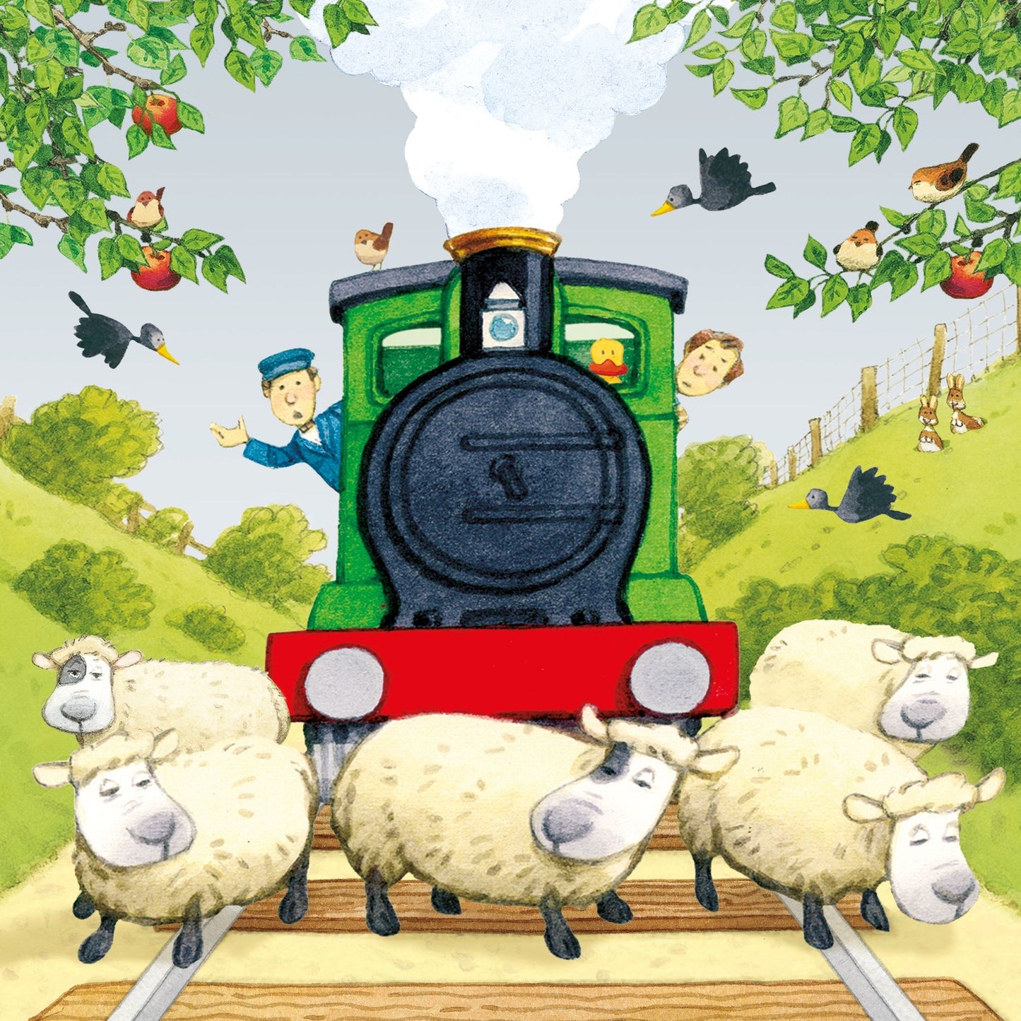 Poppy and Sam's Book and 3 Jigsaws: Trains