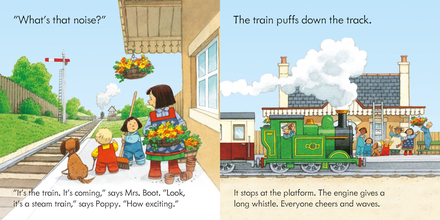 Poppy and Sam's Book and 3 Jigsaws: Trains