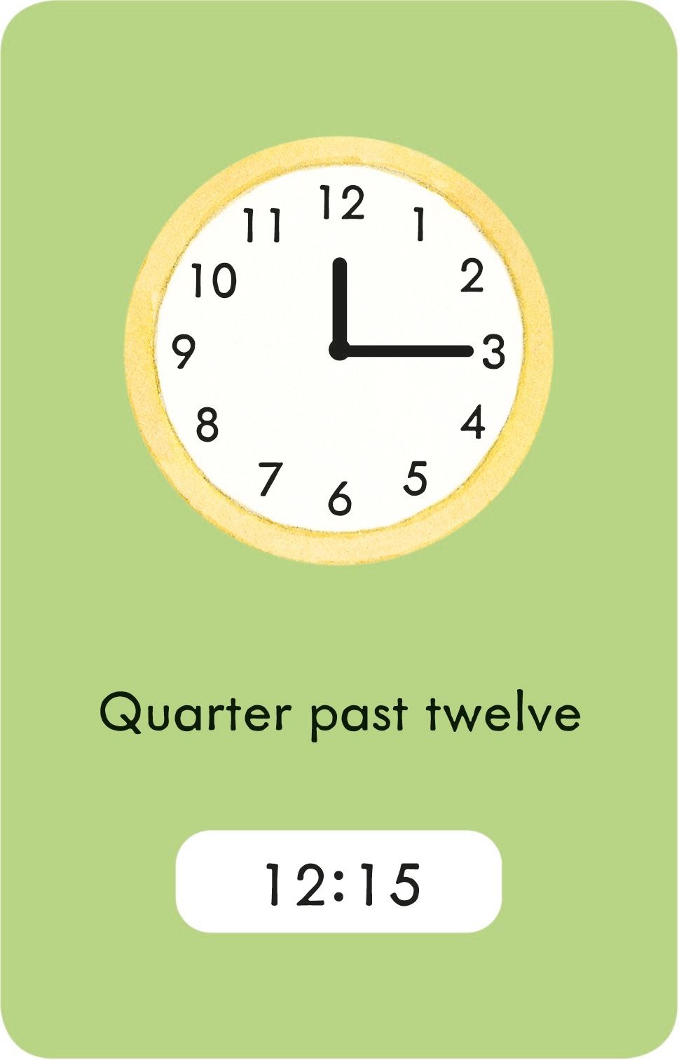 Poppy and Sam's Telling the Time Flashcards