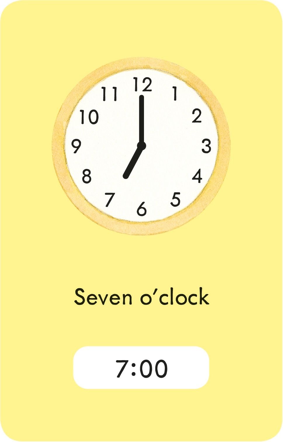 Poppy and Sam's Telling the Time Flashcards