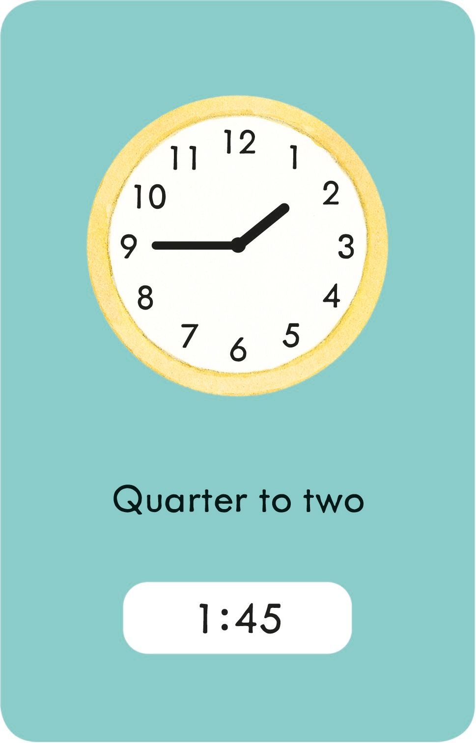 Poppy and Sam's Telling the Time Flashcards