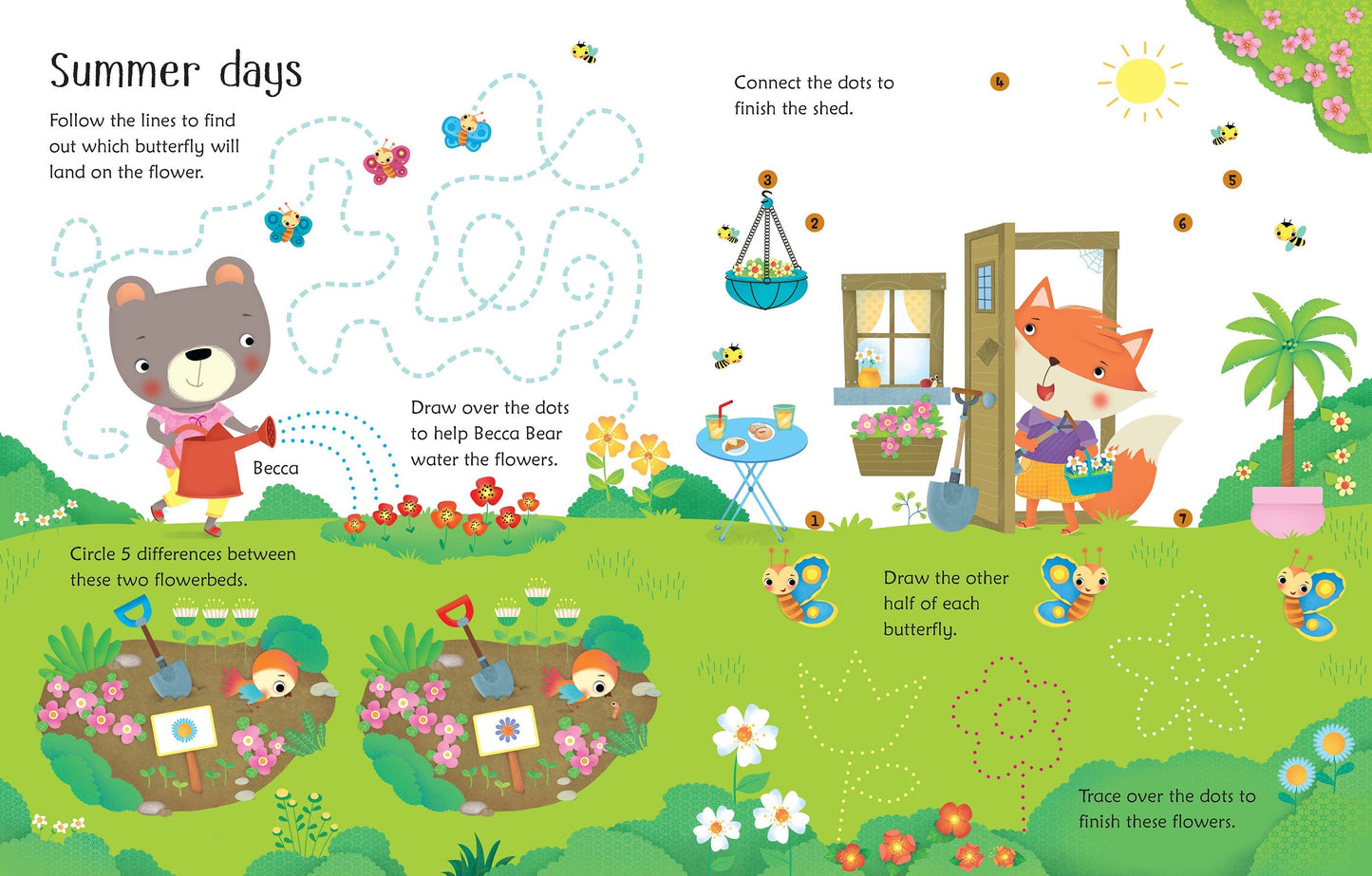 Wipe-Clean Garden Activities