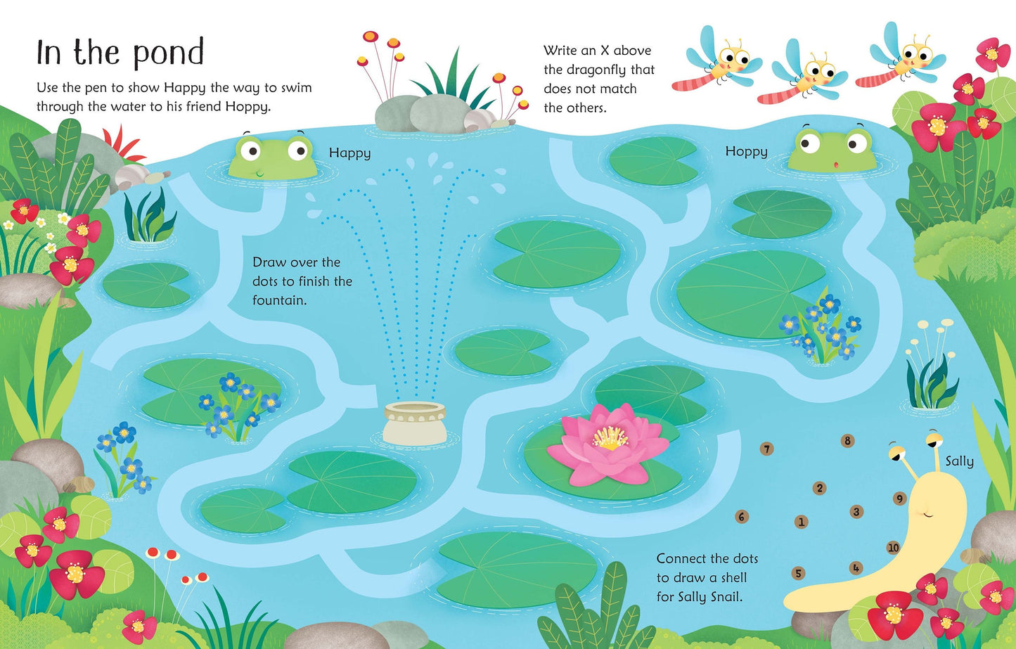 Wipe-Clean Garden Activities
