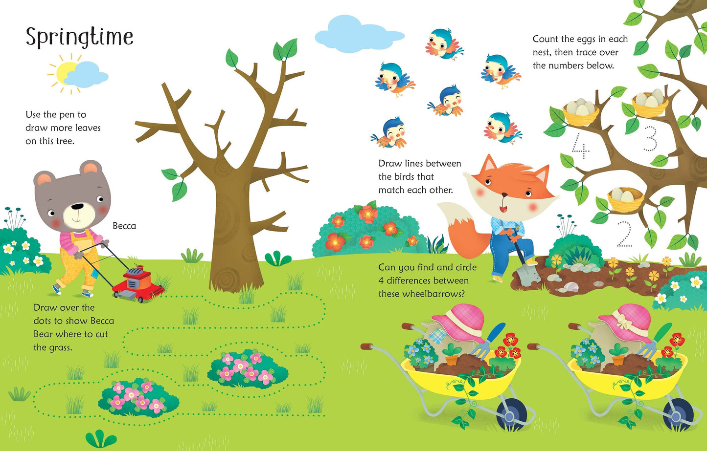 Wipe-Clean Garden Activities