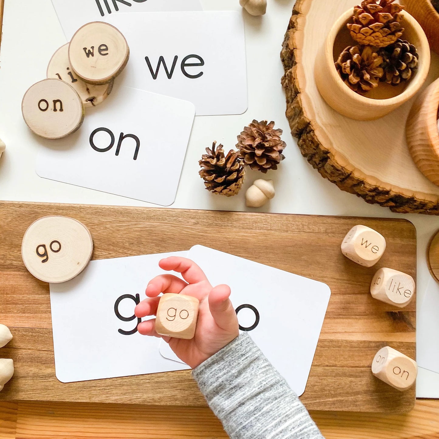 Kindergarten Sight Word Dice - 4 Dice