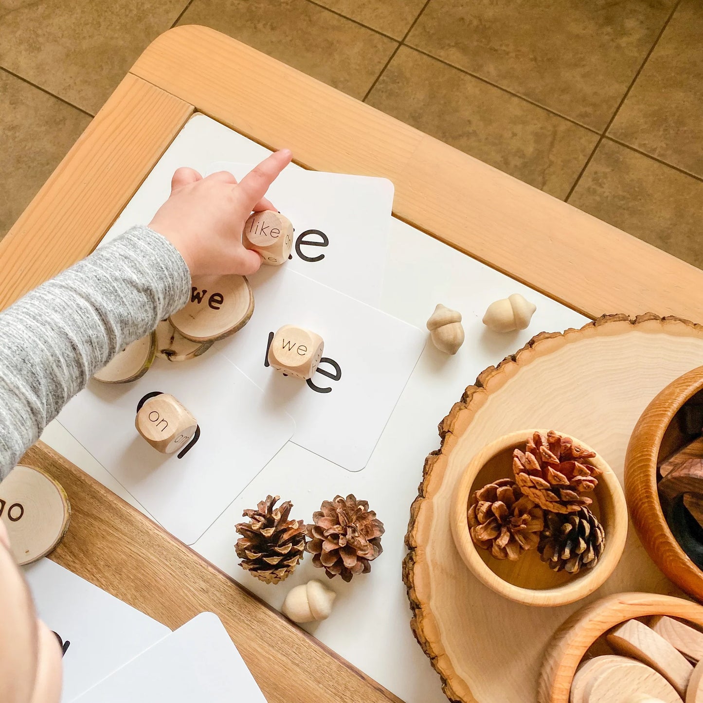 Kindergarten Sight Word Dice - 4 Dice