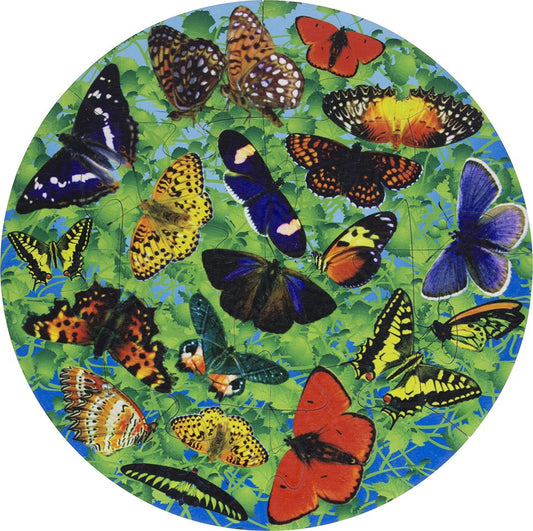 Butterflies Shaped Wooden Jigsaw Puzzle