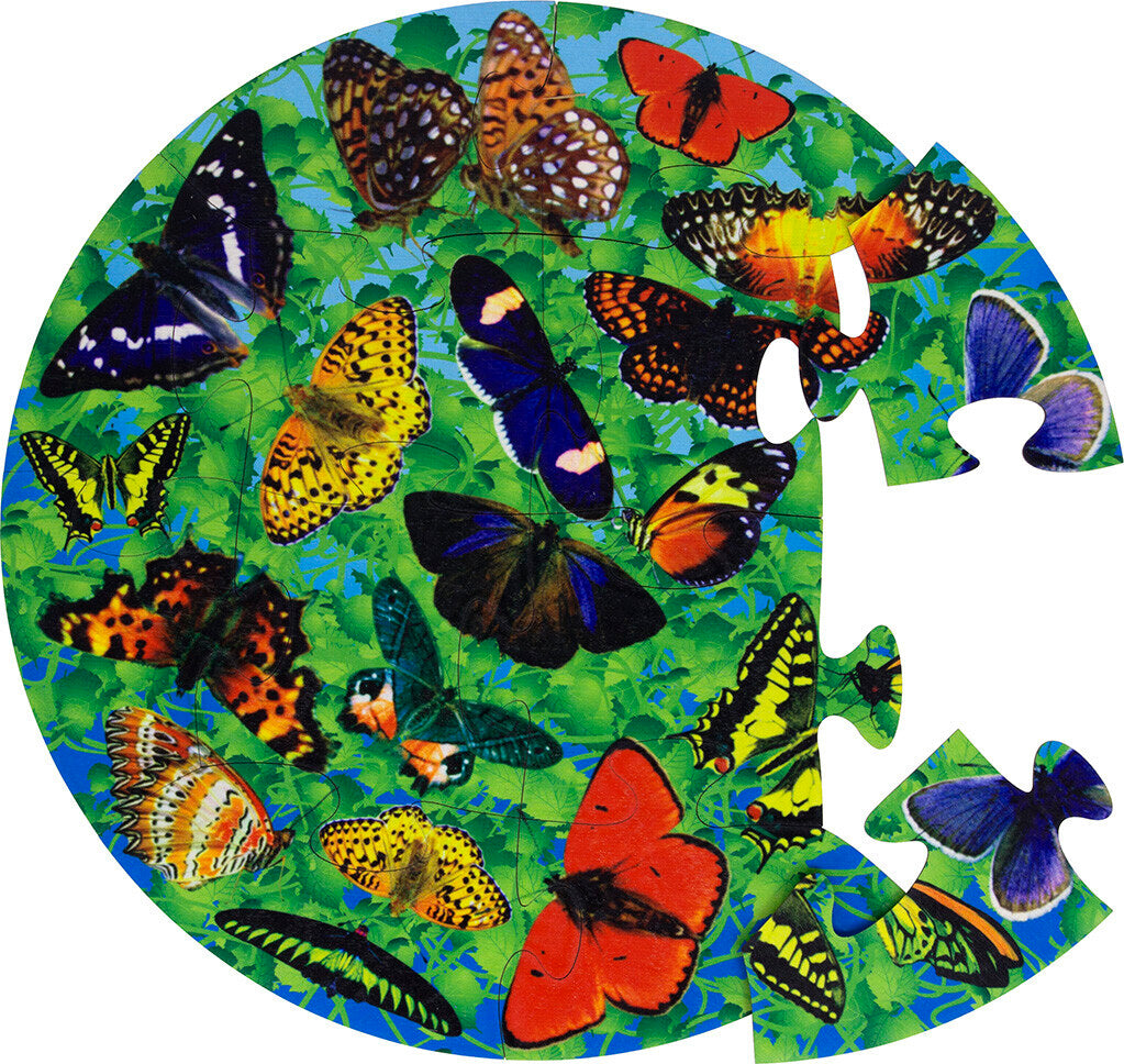 Butterflies Shaped Wooden Jigsaw Puzzle
