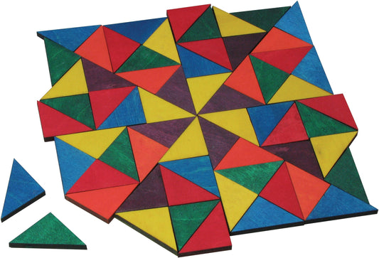 Triangle Mosaic Tiles (96 Pieces)