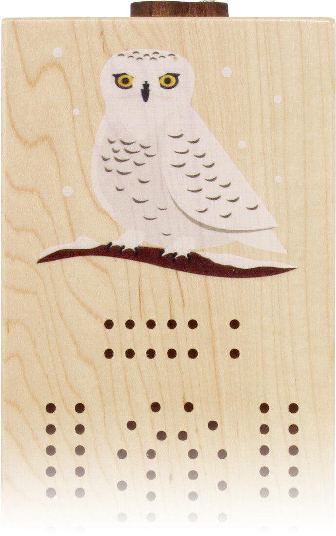 Snowy Owl Continuous Cribbage Board