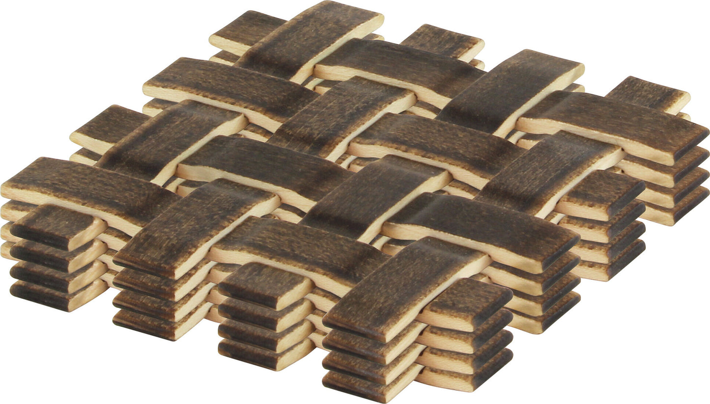 Woven Maple Coaster Set