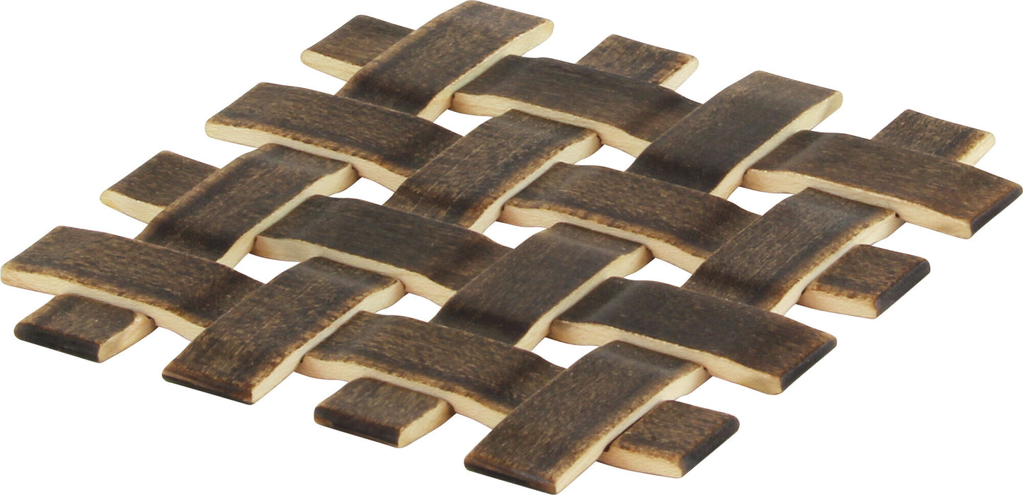 Woven Maple Coaster Set