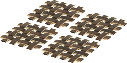 Woven Maple Coaster Set