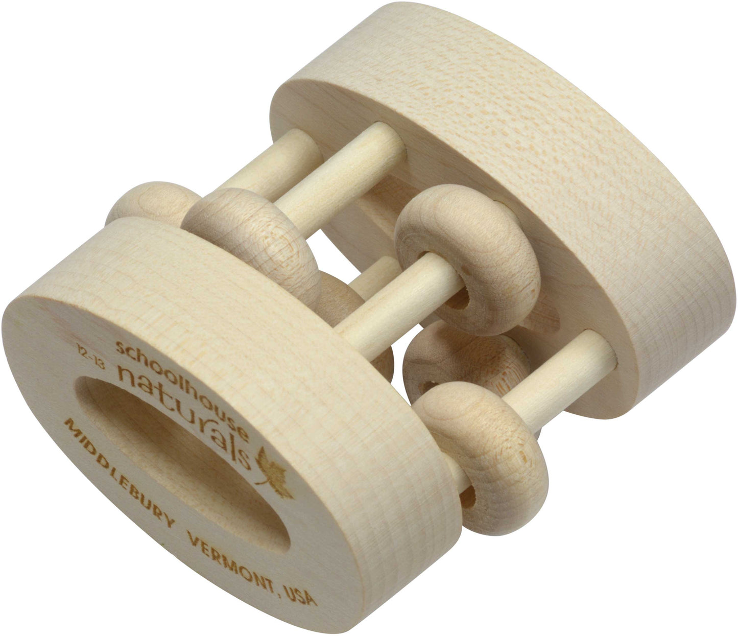 Natural Oval Bead Rattle