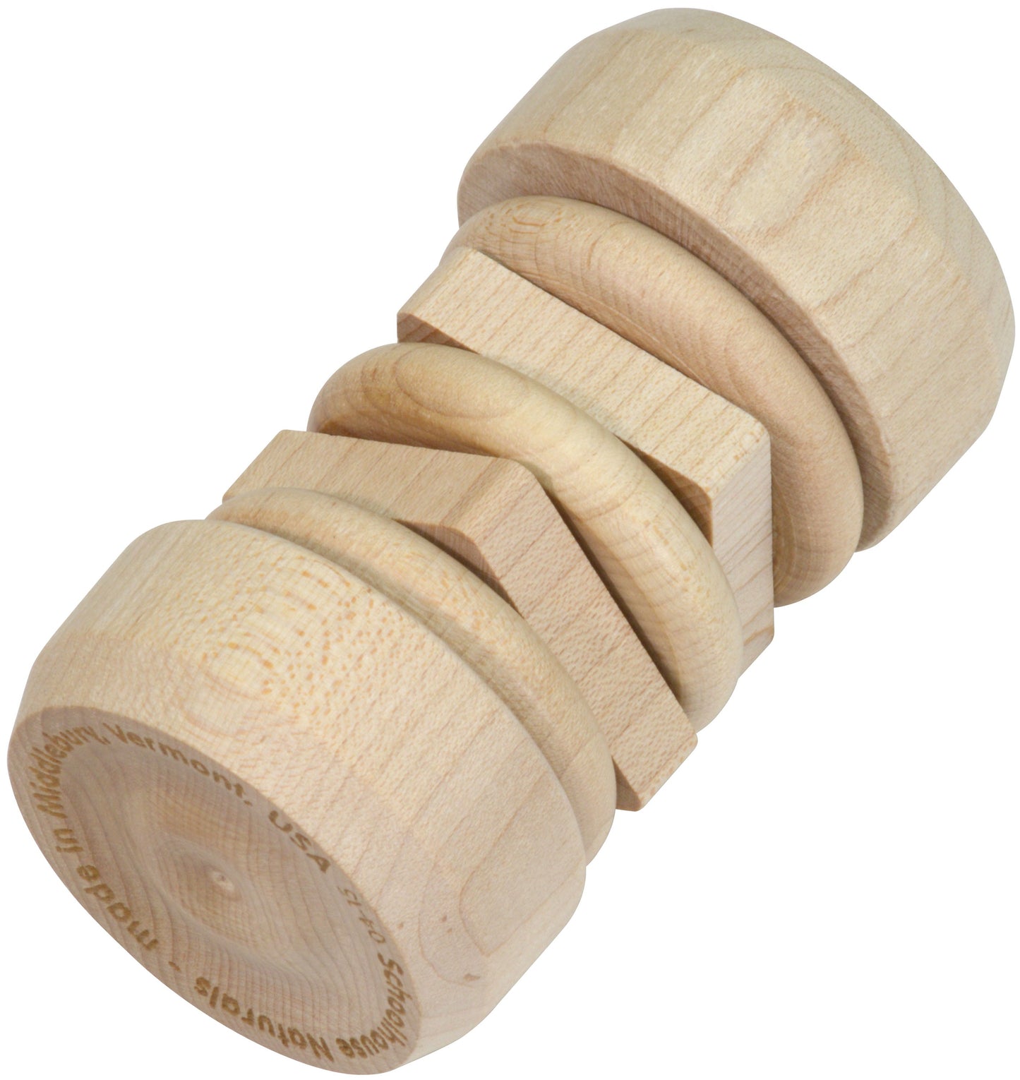 Natural Disk Rattle