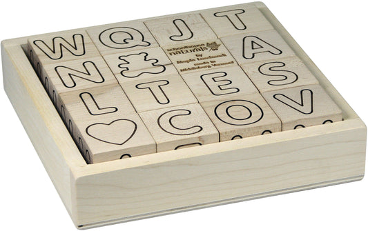 Simple ABC Blocks with Tray