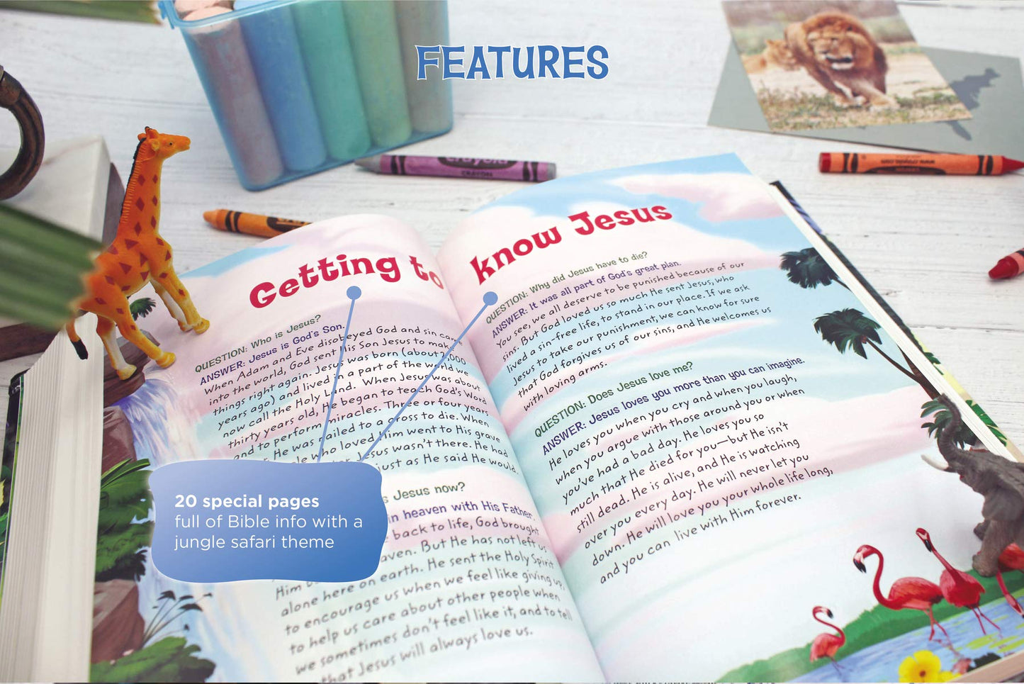 NKJV, Adventure Bible, Full Color Interior - Leathersoft™ - Pink