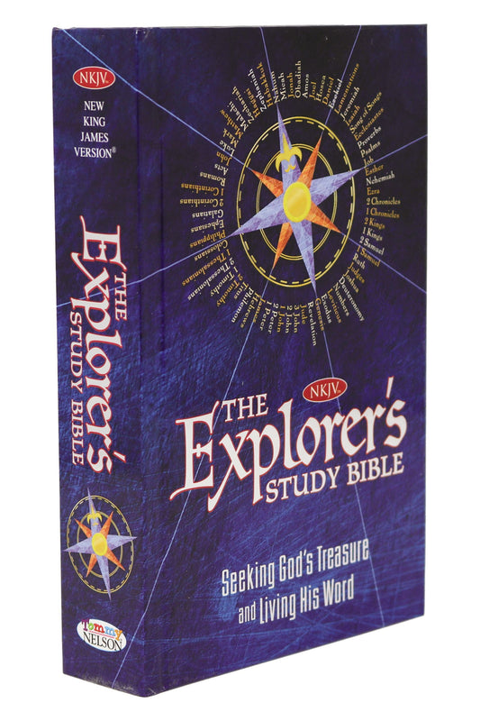 NKJV, Explorer's Study Bible: Seeking God's Treasure and Living His Word - Hardcover