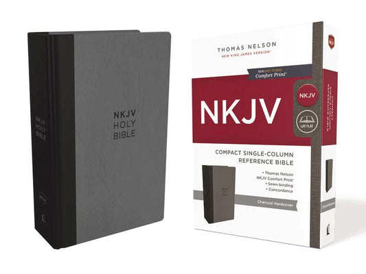 NKJV, Compact Single-Column Reference Bible, Comfort Print: Holy Bible, New King James Version - Hardcover