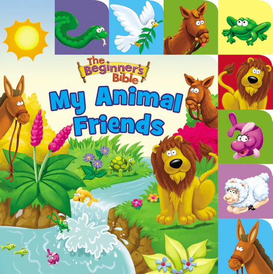 The Beginner's Bible My Animal Friends: A Point and Learn tabbed board book