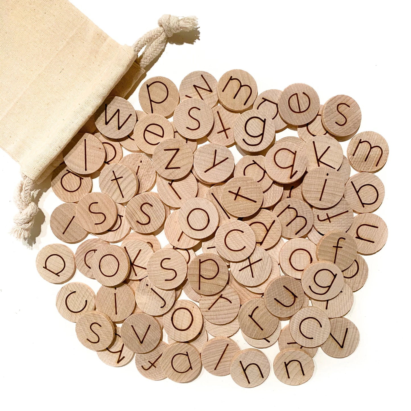 Alphabet Discs (Set of 100 Mini 1")