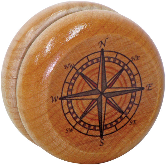 Compass Rose Wooden Yo-Yo