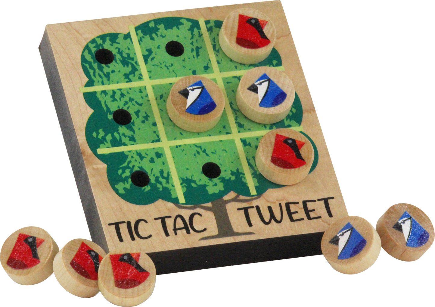 Tic-Tac-Tweet - Wooden Game