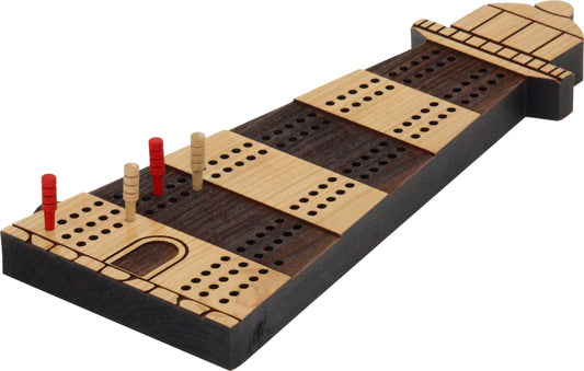 Lighthouse Cribbage Board